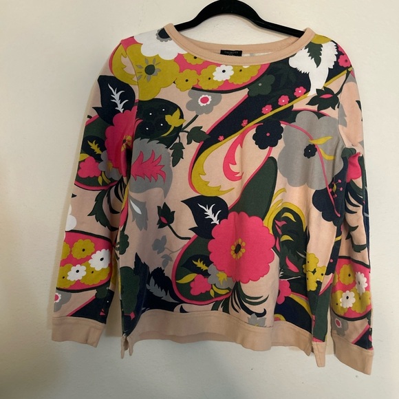 Talbots Petite Pink and White Top - Picture 1 of 3